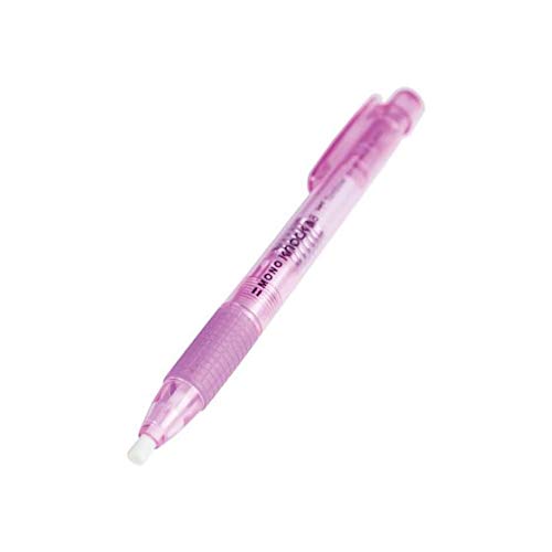 Tombow 82046 MONO Knock Eraser, Pink, 1-Pack. Easy To Use Pen-Style Eraser with Rubber Grip