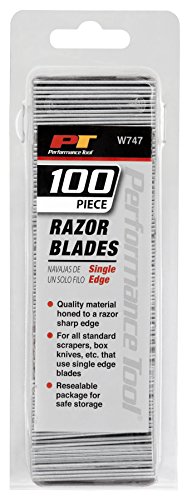 Performance Tool W747 100 pc Single Edge Razor Blades
