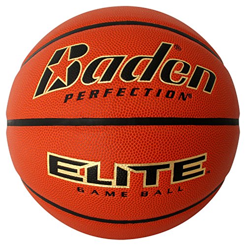 Baden Elite Indoor Game Basketball – Size 7 (29.5″), orange
