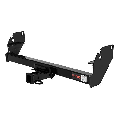 CURT 13323 Class 3 Trailer Hitch, 2-Inch Receiver, Fits Select Toyota Tacoma, GLOSS BLACK POWDER COAT