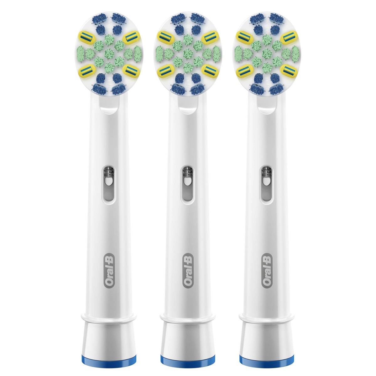 Oral-B FlossAction Electric Toothbrush Replacement Brush Heads Refill, 3ct, Black | The Storepaperoomates Retail Market - Fast Affordable Shopping