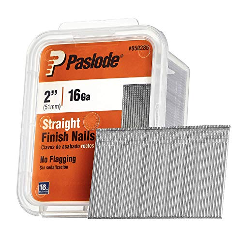 Paslode, Finishing Nail, 650285, Straight, 16 Gauge, 2,000 per Box, 2 inch