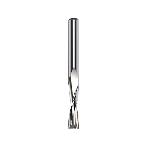 CMT 191.008.11 Solid Carbide Upcut Spiral Bit, 1/4-Inch Diameter by 2-1/2-Inch Length, 1/4-Inch Shank,Silver