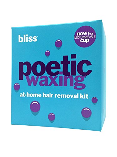 Bliss Poetic Waxing At Home Wax Kit – 5.3 Fl Oz – Microwavable Stripless Wax Hair Removal Kit – Fragrance Free – Safe for All Skin Types – 6 PC Set