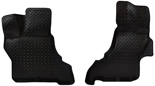 Husky Liners Classic Style Series | Front Floor Liners – Black | 33251 | Fits 2021-2022 Ford E-350/E-450 Super Duty, 2003-2019 Ford E-350 Super Duty, 2003-2014 Ford E-150/E-250, and more 2 Pcs