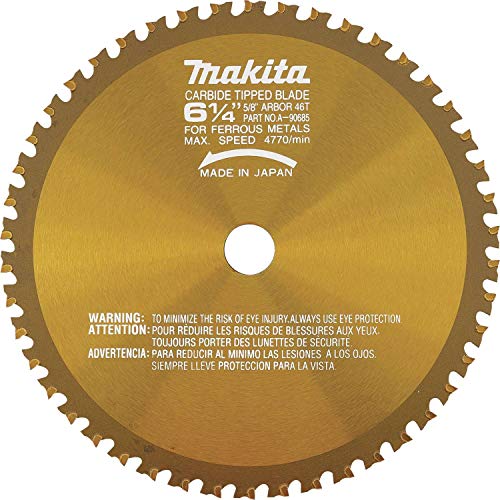 Makita A-90685 6-1/4-Inch 46 Tooth Metal Cutting Saw Blade with 5/8-Inch Arbor