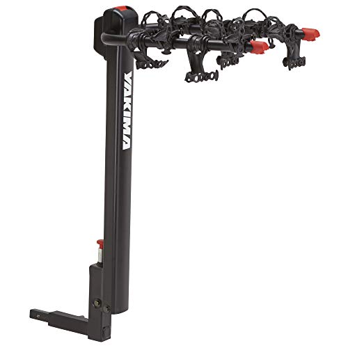 YAKIMA, DoubleDown 4 Tilting Hitch-Mounted Bike Rack for Cars, SUVs, Trucks and More, Fits 1.25” and 2” Hitches, Carries 4 Bikes