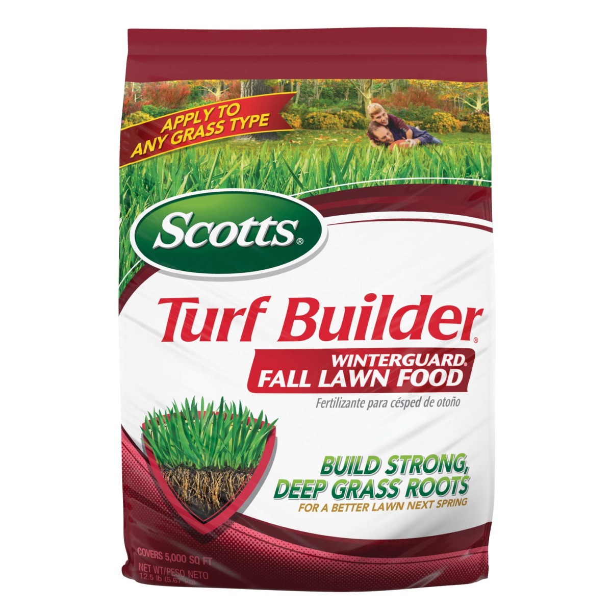 Scotts Turf Builder WinterGuard Fall Lawn Food, 12.5 lb. – Fall Lawn Fertilizer Builds Strong, Deep Grass Roots for a Better Lawn Next Spring – Covers 5,000 sq. ft. | The Storepaperoomates Retail Market - Fast Affordable Shopping