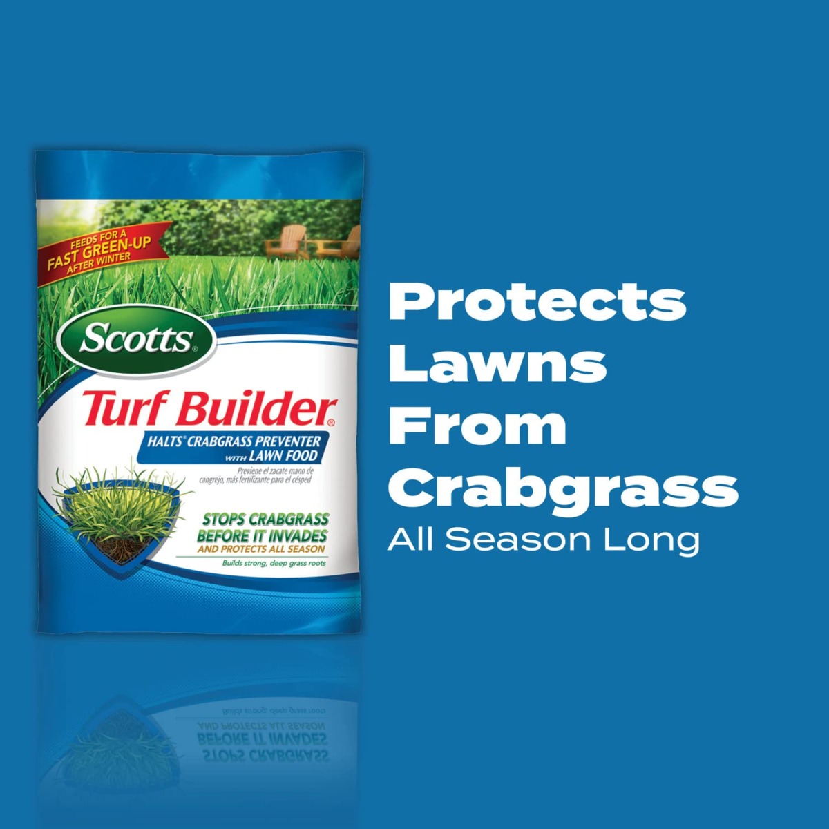 Scotts Turf Builder Halts Crabgrass Preventer with Lawn Food – Pre-Emergent Weed Killer, Fertilizer, 5,000 sq. ft., 13.35 lb. | The Storepaperoomates Retail Market - Fast Affordable Shopping