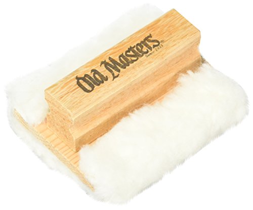 OLD MASTERS 30500 Stain Applicator, 4-3/4 in L X 4-1/2 in W, 1/2 in T, 100% Pure Lamsbwool, 3.5″ x 5″
