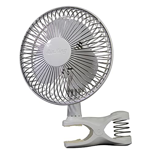 Air King Clip Fan, 6 inch, White