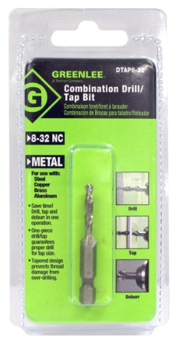 Greenlee DTAP8-32 Combination Drill and Tap Bit, 8-32NC, Steel | The Storepaperoomates Retail Market - Fast Affordable Shopping