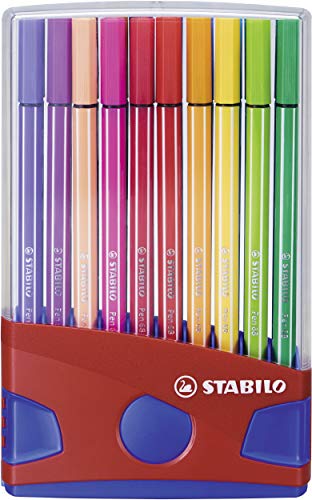Premium Felt Tip Pen – STABILO Pen 68 – ColorParade – 20 pcs – Assorted Colours