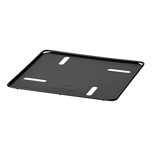 Snow Peak Fireplace Base Plate – Heat Protection – Stable & Lightweight – Steel – 4.2 lbs – Large