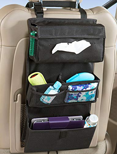High Road Car Seat Back Organizer with Tissue Holder