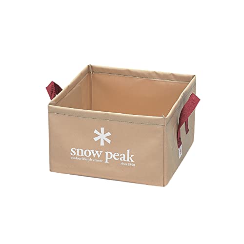Snow Peak Pack Bucket – Made in the USA – 11.5 x 11.5 x 6.5 in