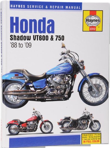 Haynes M2312 Honda Shadow VT600 and VT750 Repair Manual (1988-2014)