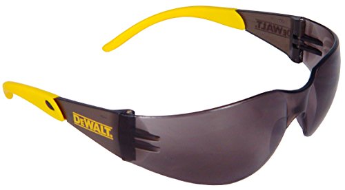 Dewalt DPG54-2C Protector Smoke High Performance Lightweight Protective Safety Glasses with Wraparound Frame