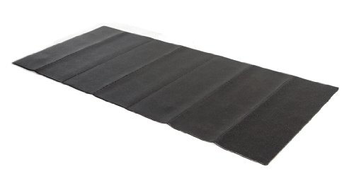 Stamina Fold-to-Fit Folding Equipment Mat (84-Inch by 36-Inch), Black