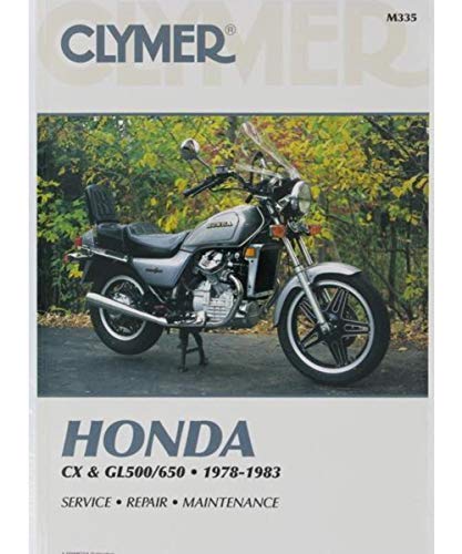 Clymer Repair Manual for Honda CX GL 500/650 Twins 78-83
