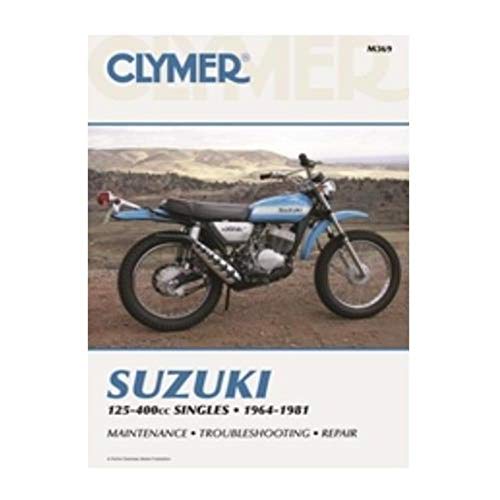Clymer Repair Manual for Suzuki 125-400 Singles 64-81