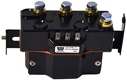 WARN 34977 12V Contactor for Industrial Winch , Black