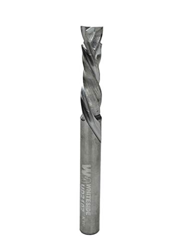 Whiteside Router Bits UD2102 Up/Down Cut Spiral Bit with Solid Carbide Compression and 1/4-Inch Cutting Diameter