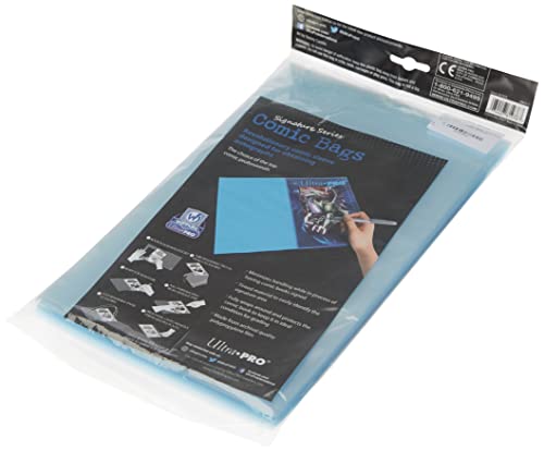 Ultra Pro Silver Size Comic Bags 2-Mil Polypropylene 7.25 X 10.50 Inches (100-Count)