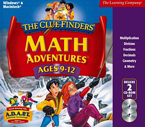 Cluefinders Math Adventures Ages 9-12 Deluxe