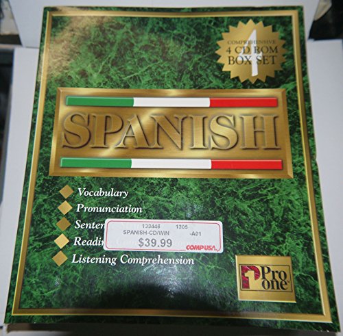 Pro One SPANISH 4 CD ROM Box Set | The Storepaperoomates Retail Market - Fast Affordable Shopping