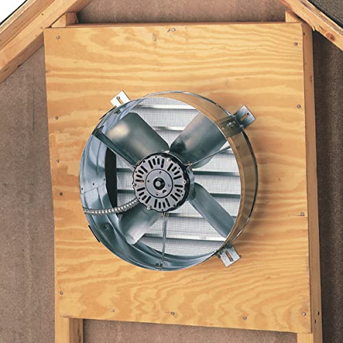 Cool Attic CX1500 Gable Mount Power Attic Ventilator with 2.6-Amp 60-Hz Motor and 14-Inch Blade | The Storepaperoomates Retail Market - Fast Affordable Shopping