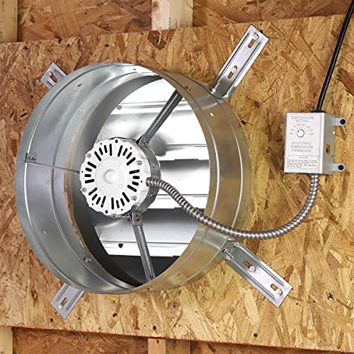Cool Attic CX1500 Gable Mount Power Attic Ventilator with 2.6-Amp 60-Hz Motor and 14-Inch Blade | The Storepaperoomates Retail Market - Fast Affordable Shopping