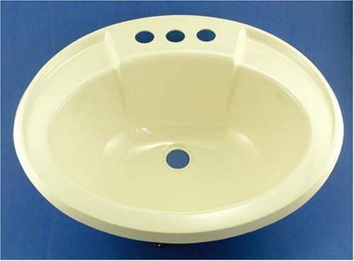 LaSalle Bristol 16370PP 17″ x 20″ Ivory Oval Plastic Sink