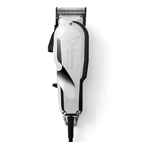 Wahl Professional Reflections Senior Clipper – Great for Professional Stylists and Barbers – with Metal Housing and Chrome Lid