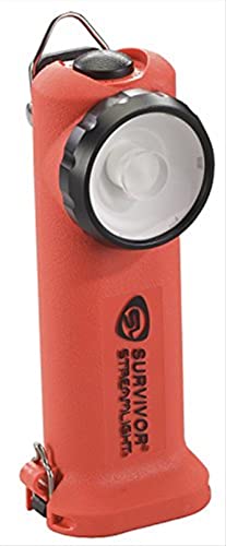Streamlight 90540 Survivor 175 Lumen LED Right Angle Flashlight, Alkaline Model, Orange