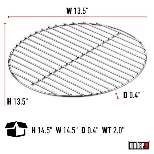 Weber Replacement Charcoal Grate, 13.5”, for use with 18” Original Kettles | The Storepaperoomates Retail Market - Fast Affordable Shopping