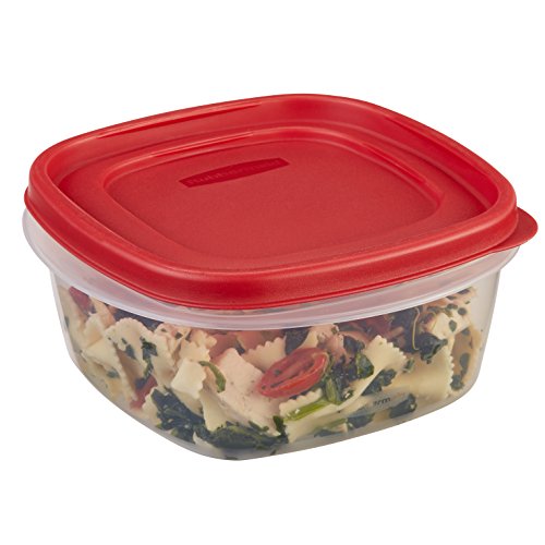 Rubbermaid Easy Find Lids Food Storage Container, 5 Cup, Racer Red