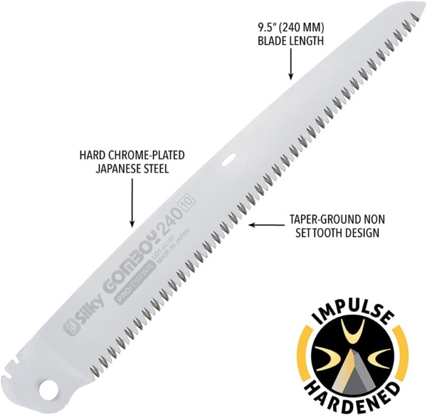 Silky Replacement Blade Only GomBoy 240mm Medium Teeth (122-24)