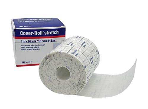 BSN Medical Cover Roll Stretch, 4″ x 10 yds, Single Roll, White – 50423