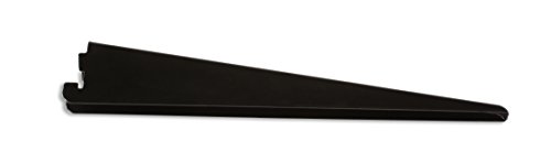 Rubbermaid Twin Track System Bracket, 11.5″, Black, Adjustable Custom Closet Organization, Heavy Duty