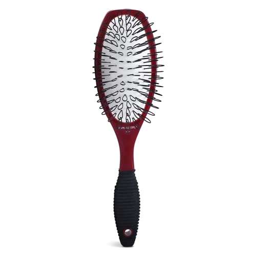 Spornette Super Looper Wig Brush, Cushioned & Looped Nylon Bristles for Hair Extensions, Wigs, Hair Pieces, Toupees & Weaves – For Brushing, Styling, & Detangling Natural & Synthetic Hair