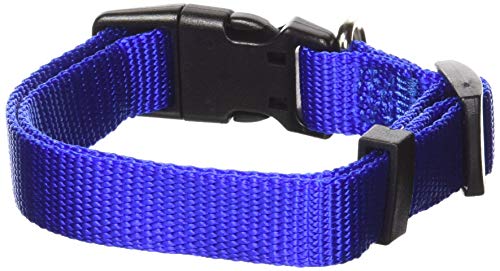 Petmate Adjustable Collar, 5/8 by 10 by 16-Inch, Blue