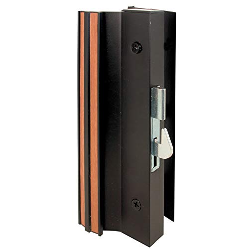 Prime-Line C 1001 Sliding Glass Door Handle Set, 4-15/16 inch, Extruded Aluminum, Black