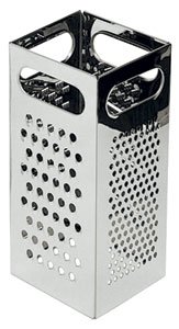NEW, Four (4) Side Stainless Steel Box Grater, Cheese Grater, Vegetable Grater, Slicer, Commercial Quality by Update International