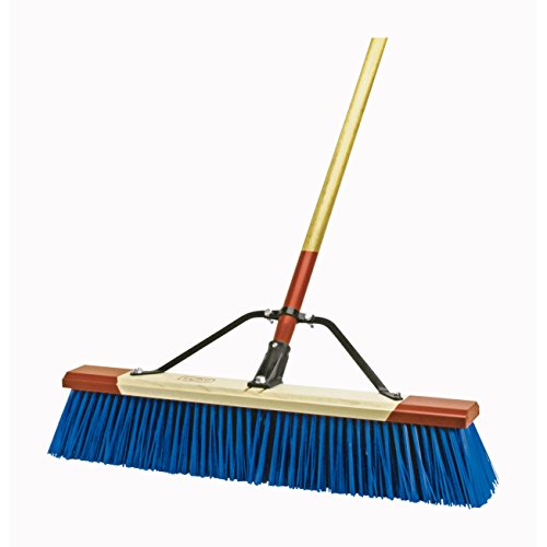 Broom Rough Surface Wood Blue