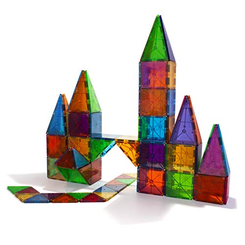 Magna-Tiles 100-Piece Clear Colors Set, The Original Magnetic Building Tiles For Creative Open-Ended Play, Educational Toys For Children Ages 3 Years + | The Storepaperoomates Retail Market - Fast Affordable Shopping
