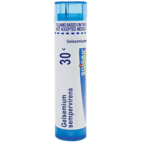 Boiron Gelsemium Sempervirens 30C, Homeopathic Medicine for Stage Fright, Apprehension and Fever, 80 Pellets
