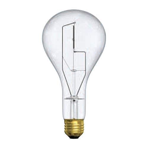 GE Lighting 73788 Medium Base General Purpose PS25 Light Bulb, 130-Volt, 266/300-Watt, 1 Count (Pack of 1), Clear
