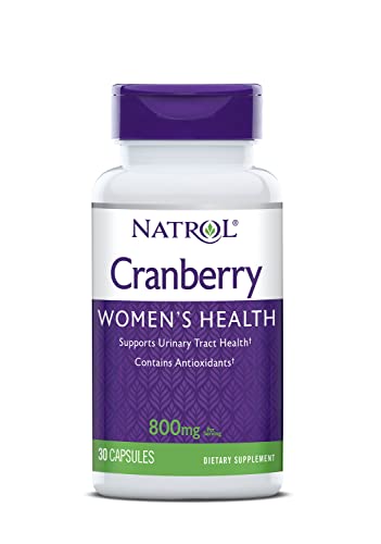 Natrol Cranberry Capsules, 800mg, 30 Count