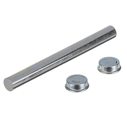 attwood 11282-3 Roller Shaft Set — with Pal Nuts, Solid Zinc-Plated Steel, 6 3/8-In. Long for 5 ¼-in. Roller